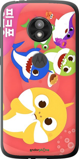 Силіконовий чехол Бейби Шаркс для Motorola Moto E5 Play - 6305u-1429 изображение 