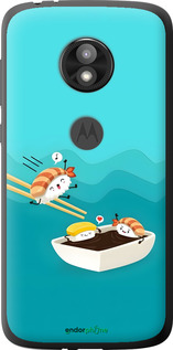 Силиконовый чехол Суши для Motorola Moto E5 Play - 6354u-1429 изображение 