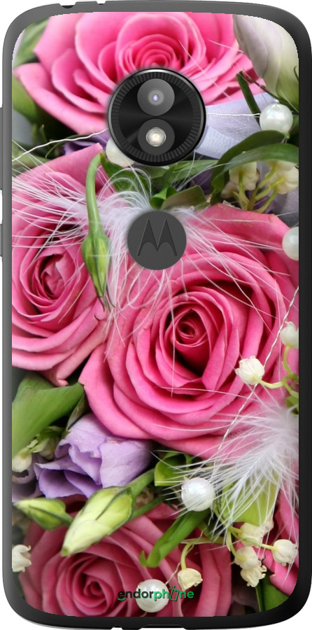 

Силіконовий чохол "Ніжність" для Motorola Moto E5 Play, Рожевий