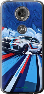 Силиконовый чехол БМВ для Motorola Moto E5 Plus - 6292u-1412 изображение 