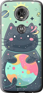 Силіконовий чехол Милый котик для Motorola Moto E5 Plus - 6364u-1412 изображение 