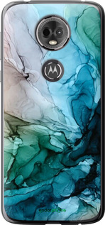Силиконовый чехол С красочной абстрактной картиной Соленые берега для Motorola Moto E5 Plus - 6405u-1412 изображение 