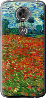 Силіконовий чехол Вінсент Ван Гог-Макове поле для Motorola Moto E5 Plus - 6466u-1412 изображение 