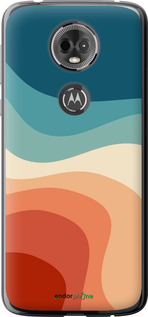 Силіконовий чехол У стилі ретро з хвилями для Motorola Moto E5 Plus - 6531u-1412 изображение 