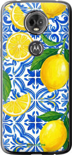 Силиконовый чехол Grocery Girl Italian Summer для Motorola Moto E5 Plus - 6766u-1412 изображение 