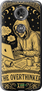 Силіконовий чохол 'The Overthinker' для Motorola Moto E5 Plus зображення 1