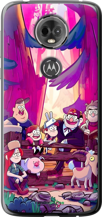 Силиконовый чехол Гравити Фолз для Motorola Moto E5 Plus - 6365u-1412 изображение 