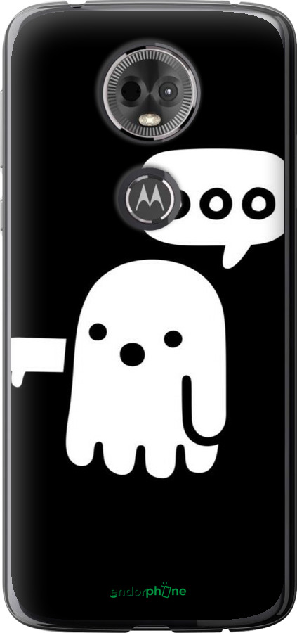 Силіконовий чехол Привид Несхвалення для Motorola Moto E5 Plus - 6431u-1412 изображение 