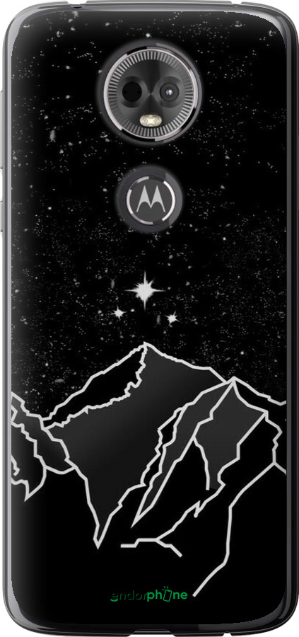 Силіконовий чехол Мінімалістичний гірський краєвид для Motorola Moto E5 Plus - 6438u-1412 изображение 