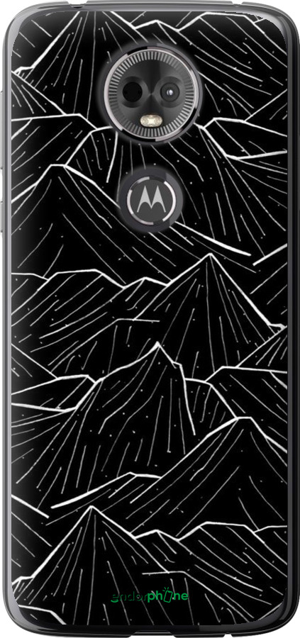 Силиконовый чехол С изображением Темных гор для Motorola Moto E5 Plus - 6489u-1412 изображение 