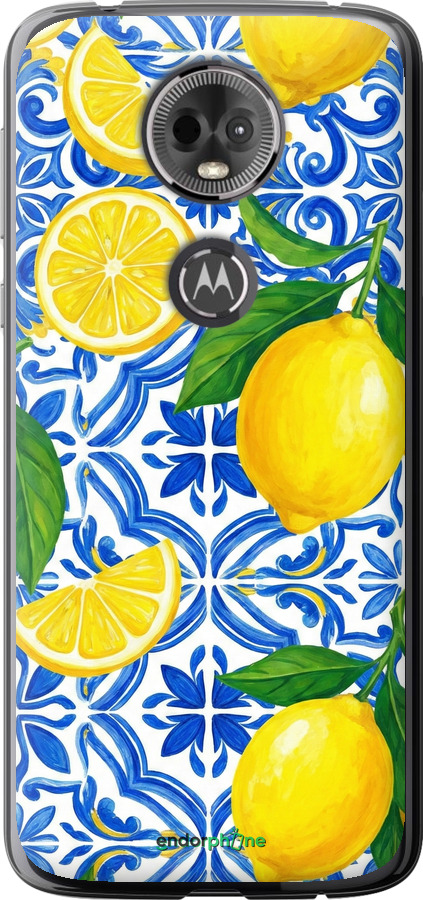 Силиконовый чехол Grocery Girl Italian Summer для Motorola Moto E5 Plus - 6766u-1412 изображение 