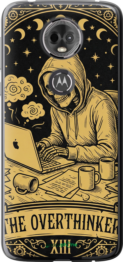 Силіконовий чехол The Overthinker для Motorola Moto E5 Plus - 6774u-1412 изображение 