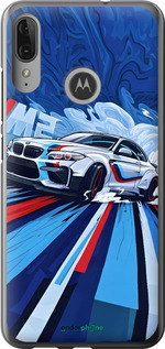 Силиконовый чехол БМВ для Motorola Moto E6 Plus - 6292u-1780 изображение 
