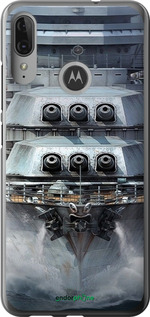 Силіконовий чехол Лінкор, world of tanks, wargaming, військовий корабель для Motorola Moto E6 Plus - 6453u-1780 изображение 