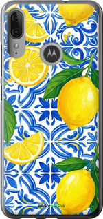 Силиконовый чехол Grocery Girl Italian Summer для Motorola Moto E6 Plus - 6766u-1780 изображение 