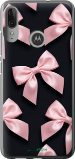 Силиконовый чехол 'Coquette Ribbons Dark Coquette' для Motorola Moto E6 Plus изображение 1