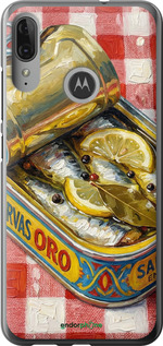 Силиконовый чехол 'Vintage Sardine Tin Phone' для Motorola Moto E6 Plus изображение 3