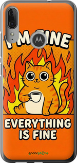 Силиконовый чехол 'Funny Cat' для Motorola Moto E6 Plus изображение 3