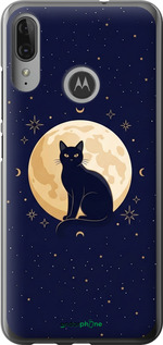Силиконовый чехол 'Cute Cat Celestial/Witchy' для Motorola Moto E6 Plus изображение 5