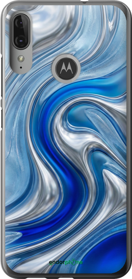 Силіконовий чехол Liquid Chrome для Motorola Moto E6 Plus - 6781u-1780 изображение 