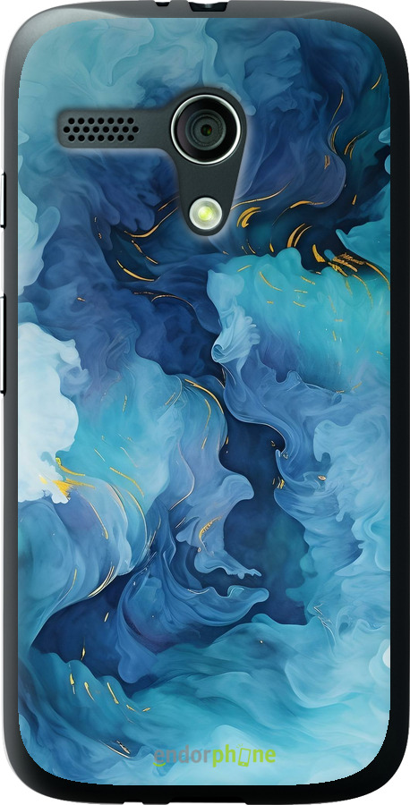 Силиконовый чехол Акварель для Motorola Moto G - 6320u-366 изображение 