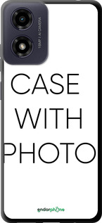 black TPU case case 'Photo case' for Motorola Moto G04 image 1