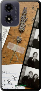 TPU чехол Aesthetic Scrapbook Collage для Motorola Moto E14 - 6773b-3848 изображение 