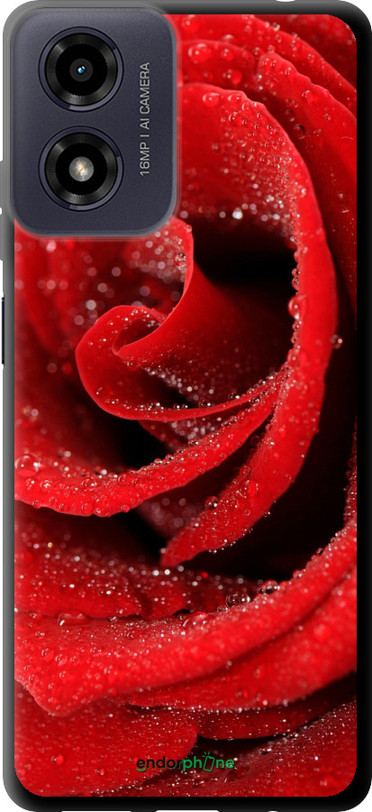 TPU чехол Красная роза для Motorola Moto G04s - 529b-3865 изображение 