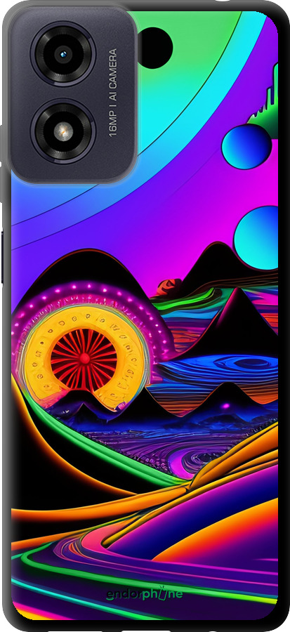 TPU чехол Абстракція v3 для Motorola Moto E14 - 5620b-3848 изображение 