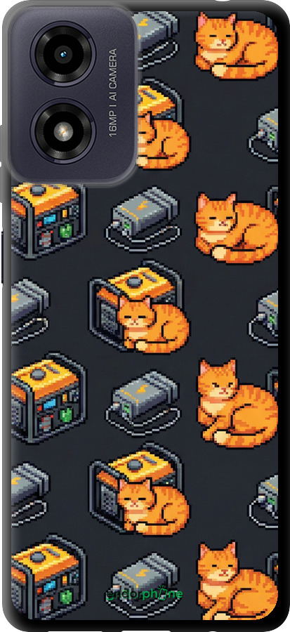 TPU чехол Autonomous Zone для Motorola Moto E14 - 6771b-3848 изображение 