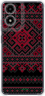 Силикон с усиленными углами чехол Вышиванка 52 для Motorola Moto G24 - 1763sp-3659 изображение 