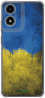 Силикон с усиленными углами чехол Флаг Украины 2 для Motorola Moto G24 - 401sp-3659 изображение 