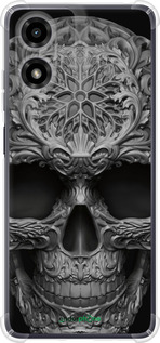Силикон с усиленными углами чехол skull-ornament для Motorola Moto G24 - 4101sp-3659 изображение 