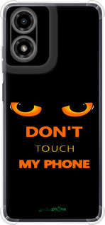 Силикон с усиленными углами чехол Don't touch the phone для Motorola Moto G24 - 4261sp-3659 изображение 