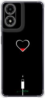 Силикон с усиленными углами чехол Подзарядка сердца для Motorola Moto G24 - 4274sp-3659 изображение 