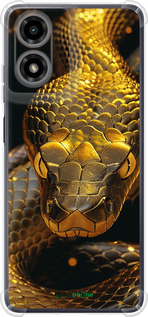 Силикон с усиленными углами чехол Golden snake для Motorola Moto G24 - 6072sp-3659 изображение 