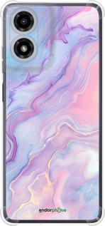 Силикон с усиленными углами чехол Нежный мрамор для Motorola Moto G24 - 6310sp-3659 изображение 