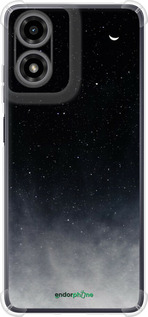 Силикон с усиленными углами чехол Сині хмари, Синій місяць для Motorola Moto G24 - 6396sp-3659 изображение 