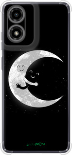 Силикон с усиленными углами чехол Лунные объятия для Motorola Moto G24 - 6508sp-3659 изображение 