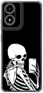 Силикон с усиленными углами чехол Скелет делает Selfie для Motorola Moto G24 - 6535sp-3659 изображение 