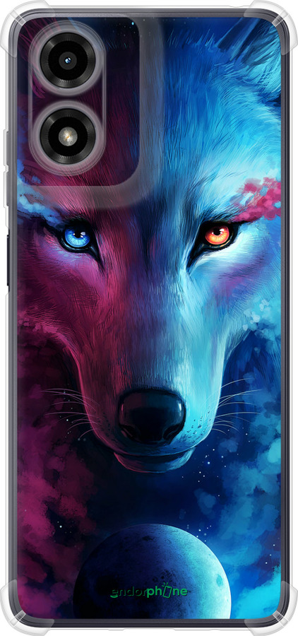 Силикон с усиленными углами чехол Арт-волк для Motorola Moto G24 - 3999sp-3659 изображение 