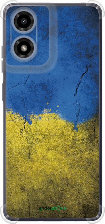 Силикон с усиленными углами чехол Флаг Украины 2 для Motorola Moto G24 - 401sp-3659 изображение 