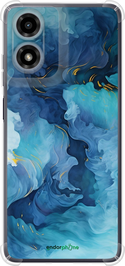 Силикон с усиленными углами чехол Акварель для Motorola Moto G24 - 6320sp-3659 изображение 