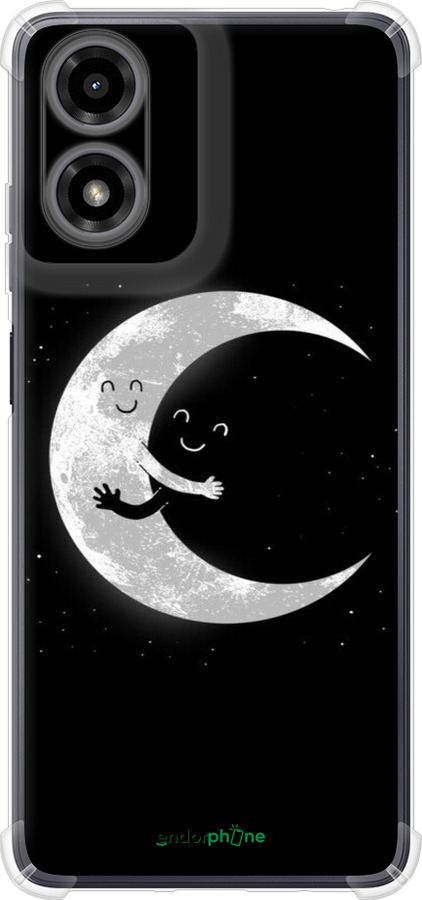 Силикон с усиленными углами чехол Лунные объятия для Motorola Moto G24 - 6508sp-3659 изображение 