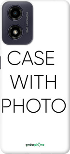 silicone case case 'Photo case' for Motorola Moto E14 image 1