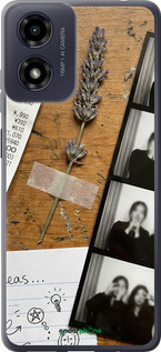 Силиконовый чехол Aesthetic Scrapbook Collage для Motorola Moto G04 - 6773u-3747 изображение 