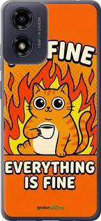 Силіконовий чехол Funny Cat для Motorola Moto G04 - 6786u-3747 изображение 