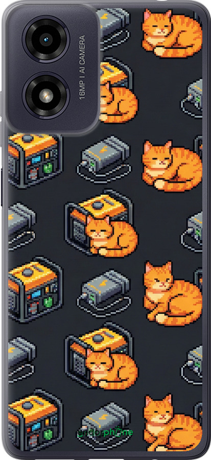 Силиконовый чехол Autonomous Zone для Motorola Moto G04 - 6771u-3747 изображение 