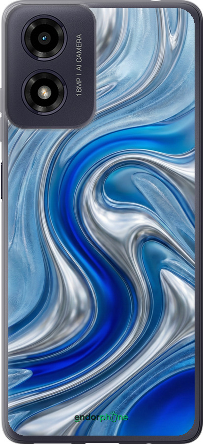 Силиконовый чехол Liquid Chrome для Motorola Moto G04s - 6781u-3865 изображение 