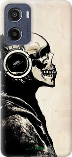 Силиконовый чехол Скелет-меломан v2 для Motorola Moto E15 - 1200u-4147 изображение 